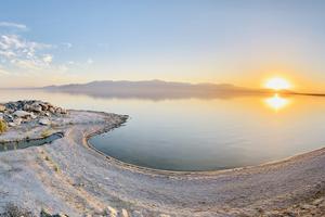 The Salton Sea is shrinking and releasing toxic dust from its lake bed. Jennifer Davis/iStock/Getty Images Plus