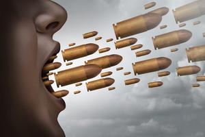 President Donald Trump's rhetoric has grown increasingly violent. wildpixel/iStock via Getty Images Plus