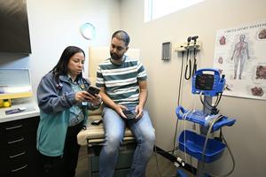 Inclusive health care settings are essential to the well-being of LGBTQ+ patients. AP Photo/Phelan M. Ebenhack