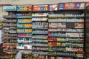 Cigarette display at a 7-Eleven convenience store in Miami, Fla., in July 2025. Jeffrey Greenberg/Universal Images Group via Getty Images