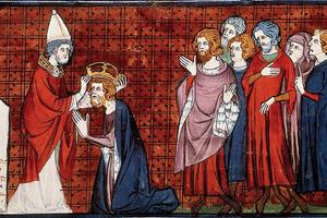 Pope Leo III crowned Charlemagne as emperor on Christmas Day, 800 A.D. Levan Ramishvili/Flickr via Wikimedia Commons