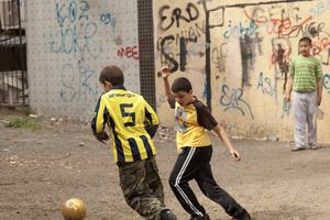 Much of Europe's love for soccer is rooted in accessibility: A pitch can be grass or pavement, a team can be three or thirty, and goals can be a pair of shoes or a line drawn on a wall. (Dominic Arizona Bonuccelli, Rick Steves' Europe)