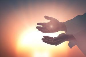 God bringing hope and salvation. Dreamstime/TCA