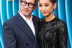 Bang Showbiz / Couple Macaulay Culkin and Brenda Song at the Running Point 2 premiere in Hollywood on April 15