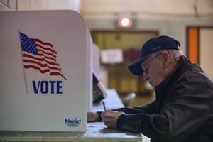 A study found that voting, like good nutrition and exercise, could extend your lifespan. Jeff Swensen/Getty Images
