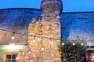 This is a unique chimney built by a creative, artistic mason. While it looks like it should be in a fairy tale, it can be a very safe chimney for wood-burning fires. (Tim Carter/Tribune Content Agency/TNS)