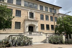 Old Journalism building and home of the Daily Texan when Andy was editor in 1970. Andy Yemma