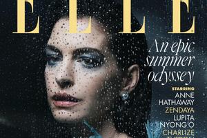 Bang Showbiz / Anne Hathaway covers ELLE UK magazine.