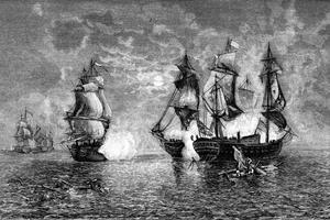 Schooners like these played a vital role in the American Revolution. wynnter/iStock via Getty Images Plus