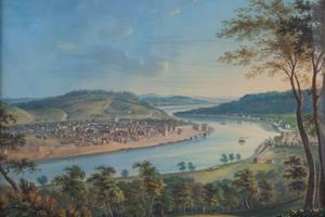 John Caspar Wild painted 'View of Cincinnati From Covington' in 1835, as the city was booming. Cincinnati Museum Center at Union Terminal/Google Art Project via Wikimedia Commons