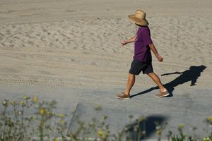 Are you allowed to walk on the beach? Maybe Patrick T. Fallon/AFP via Getty Images