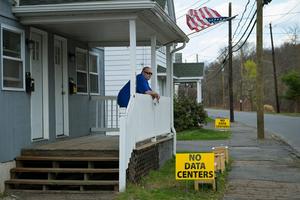 Residents of Archbald, Penn., are experiencing a contentious boom in proposed AI data center projects.  Heather Ainsworth for The Washington Post via Getty Images