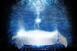Body on gurney. Dreamstime/TCA