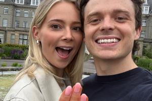 Bang Showbiz / Tom Holland's brother Sam engaged.