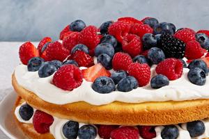 This sponge cake is as light as a summer breeze. (Nicole Wolf/TCA)