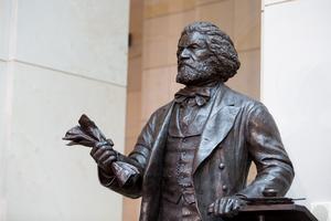 The Frederick Douglass Statue in Emancipation Hall at the Capitol Visitors Center, at the U.S. Capitol, on June 19, 2013, in Washington, D.C. (Drew Angerer/Getty Images/TNS)