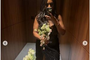 Bang Showbiz / Ashley Smith caught Taylor Swift's bouquet (c) Instagram