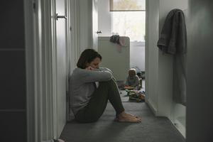 Women with postpartum depression and anxiety have a higher risk of birth complications and death by suicide.  Justin Paget/DigitalVision via Getty Images