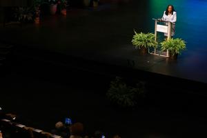 Supreme Court Associate Justice Ketanji Brown Jackson speaks in Cutler Bay, Fla., on March 6, 2023. Joe Raedle/Getty Images