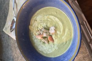 This Seriously Simple warm-weather soup only requires a food processor or a blender. (Diane Rossen Worthington/TCA)