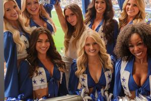 Bang Showbiz / Victoria Beckham fangirls over the Dallas Cowboy Cheerleaders