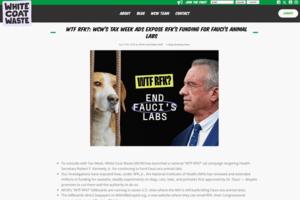 Screenshot of https://www.whitecoatwaste.org/Screenshot of https://www.whitecoatwaste.org/TNS