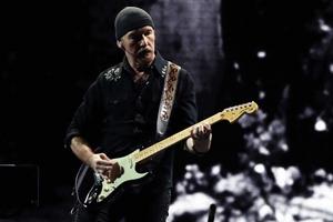 Bang Showbiz / U2 guitarist The Edge came out onstage at Tomorrowland with Martin Garrix