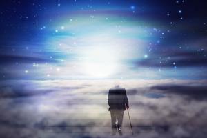 Old man's soul journey. Dreamstime/TCA