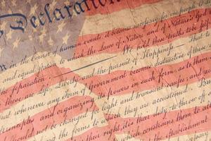 Declaration of Independence Close Up. Dreamstime/TCA