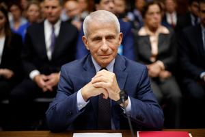 WASHINGTON, DC - JUNE 03: Dr. Anthony Fauci, former Director of the National Institute of Allergy and Infectious Diseases, arrives to testify before the House Oversight and Accountability Committee Select Subcommittee on the Coronavirus Pandemic at the Rayburn House Office Building on June 03, 2024 in Washington, DC. The Subcommittee is holding a hearing on the findings from a fifteen month Republican-led probe of former Director of the National Institute of Allergy and Infectious Diseases Dr. Anthony Fauci and the COVID-19 pandemic's origins. (Photo by Chip Somodevilla/Getty Images)