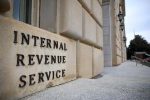 The Internal Revenue Service Building on Feb. 20, 2025, in Washington, D.C. (Tasos Katopodis/Getty Images/TNS)