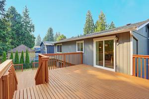 When planning a deck, check your property survey to make sure you know where your property line begins and ends. (Dreamstime/TCA)