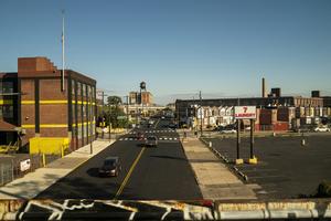 A view from a bridge overlooking the Harrowgate neighborhood of North Philadelphia. Robert Nickelsberg/Getty Images