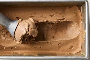 Incredibly rich and creamy, this homemade ice cream has a deep chocolate flavor. (Ryan Liebe/TCA)