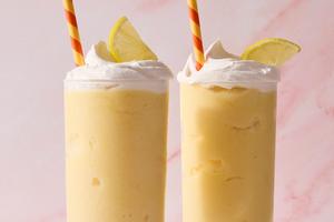 Pineapple and coconut give this creamy and refreshing whipped lemonade tropical vacation vibes. (Erik Bernstein/TCA)