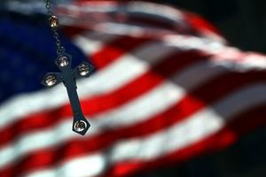A sense of threat can fuel Christian nationalism. Win McNamee/Getty Images