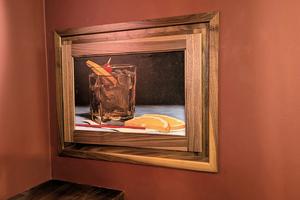 This artwork can be found in my son's speakeasy. Behind it is a clever hiding place for rare and expensive spirits he doesn't want his friends to see. (Tim Carter/Tribune Content Agency). TNS