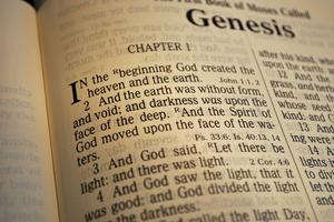 Genesis Chapter One. First verse in the Bible. Dreamstime/TCA