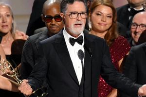 Bang Showbiz / Stephen Colbert has jokingly explained his new facial hair