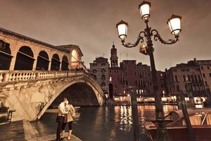 While Venice is mobbed during the day, it becomes empty at night...and travelers who spend the evening here seem to have the city all to themselves. (Dominic Arizona Bonuccelli, Rick Steves' Europe)