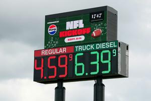 Diesel fuel prices are at all-time highs in the United States. Paul Weaver/SOPA Images/LightRocket via Getty Images