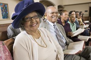 Family at church on Sunday. Dreamstime/TCA