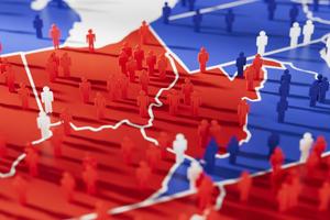 Dividing voters into red and blue states fails to capture the reality of politics in America.  mphillips007/Getty Images Plus