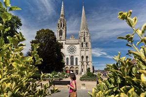 Chartres' cathedral shows off the unity of architecture, statuary, and stained glass that epitomize France's Gothic style. (Dominic Arizona Bonuccelli, Rick Steves' Europe)