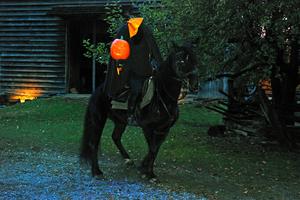 The headless horseman in Sleepy Hollow, New York. Dreamstime/TCA