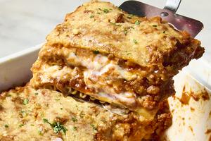 Learn the secret to making the most delicious classic lasagna, layered with bolognese, bechamel and Parmesan. (Alex Lepe/TCA)