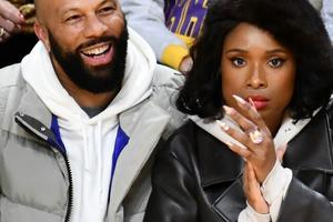 Bang Showbiz / Common and Jennifer Hudson are very happy together