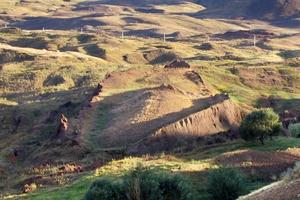 Some people believe the Durupınar formation is the fossilized remains of Noah's Ark. Mfikretyilmaz via Wikimedia Commons, CC BY