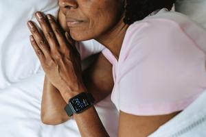 A growing share of people wear a tracking device to bed, hoping it can tell them something about how they slept. andreswd/E+ Collection via Getty Images