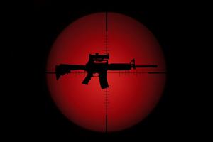 Assault-style weapons date to the late 1950s as a next-generation battlefield weapon. Tetra Images/Getty Images